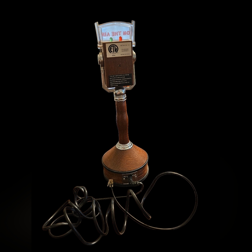 Vintage Style Brown Microphone - Picture 6 of 8